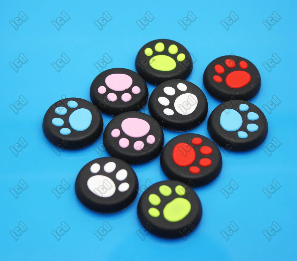 

10pairs for PS4 for PS3 cat paw controller joystick cover grips caps skin for XBOX 360 one