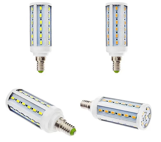 Дешевая Светодиодная лампа E27 E14 5630 SMD 10 Вт 15 25 30 220 В 110 Энергоэффективная с теплым