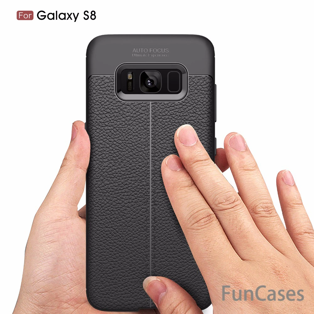 Чехлы для телефонов Samsung Galaxy S8 роскошный противоударный чехол Силиконовый ТПУ