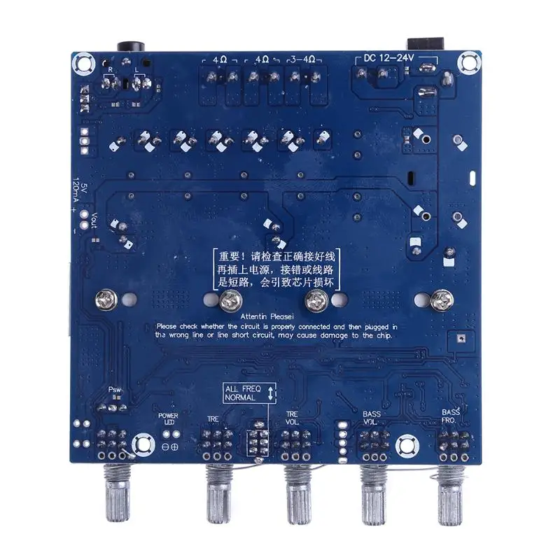 Tpa3116 усилитель сабвуфера доска 2 1 канал высокой мощности Bluetooth 4 аудио Dc12V-24V 2x50 Вт +