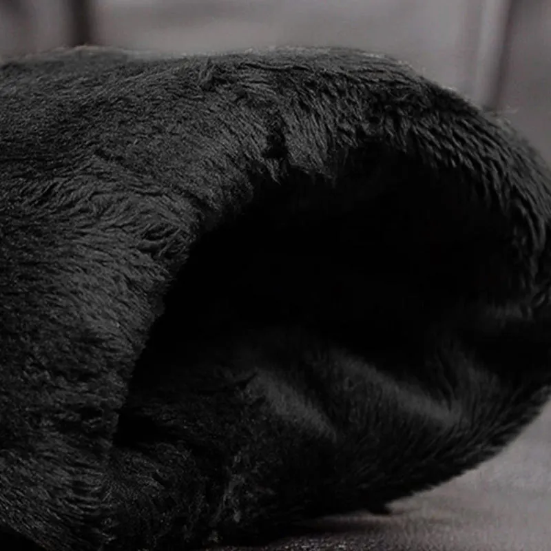 

2021 New Arrival Man Driving Gloves Fashion Fleece Lining Man Short Gloves Solid Motorcycle Guantes Hombre Invierno