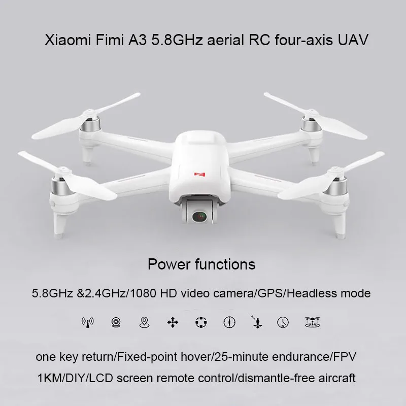 Xiaomi Fimi A3 Drone HD камера видео запись несколько инфракрасных операций многофункциональный мини-БПЛА gps и ГЛОНАСС система