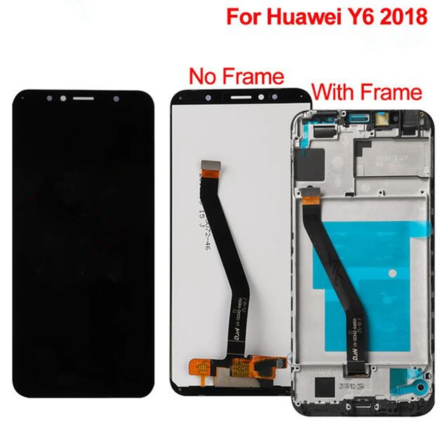3 шт. хорошее качество для Huawei Y6 2018 ATU LX1 LX3 ЖК дисплей + кодирующий преобразователь