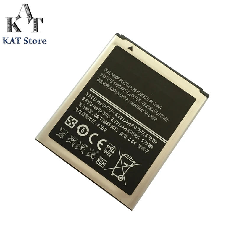 Аккумулятор KAT для телефона Samsung Galaxy S Duos S7562 S7560 S7566 S7572 S7580 S7582 i8190 i8160 батареи Лучшее