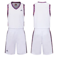 men basketball jersey sets breathable throwback basketball team uniforms sports jerseys suit quick dry new design diy custom