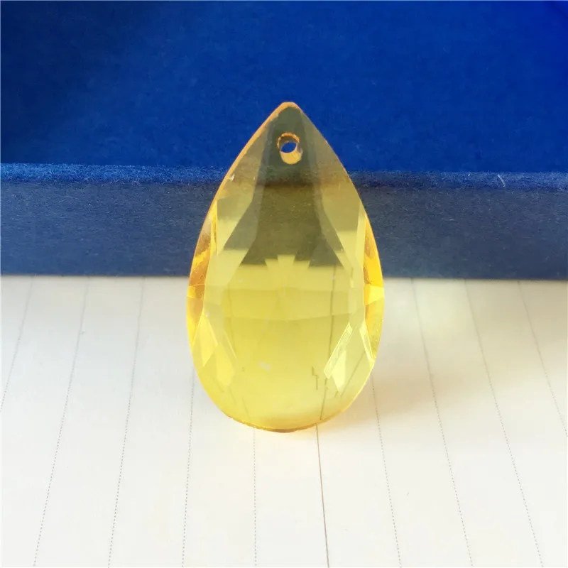 120pcs/Lot Free Shipping Topaz 38mm Crystal Almond Chandelier Pendants For Diy Curtain&ampChandelier Parts | Освещение
