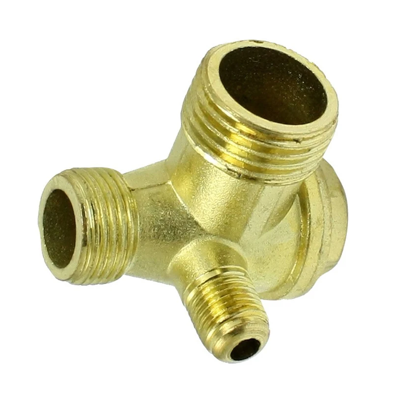 Male Thread Brass Air Compressor Check Valve Spare Parts Gold | Обустройство дома