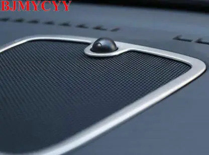 BJMYCYY декоративная рамка из нержавеющей стали для автомобильного контроля звука