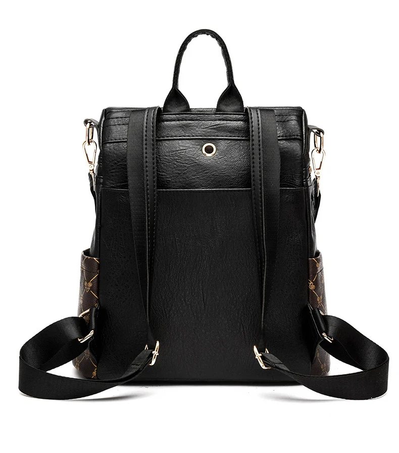 Новое поступление Mochila Feminina, женский рюкзак из искусственной кожи, Ретро стиль, женские школьные сумки с широким ремешком для девочек-подростков, дорожные сумки через плечо