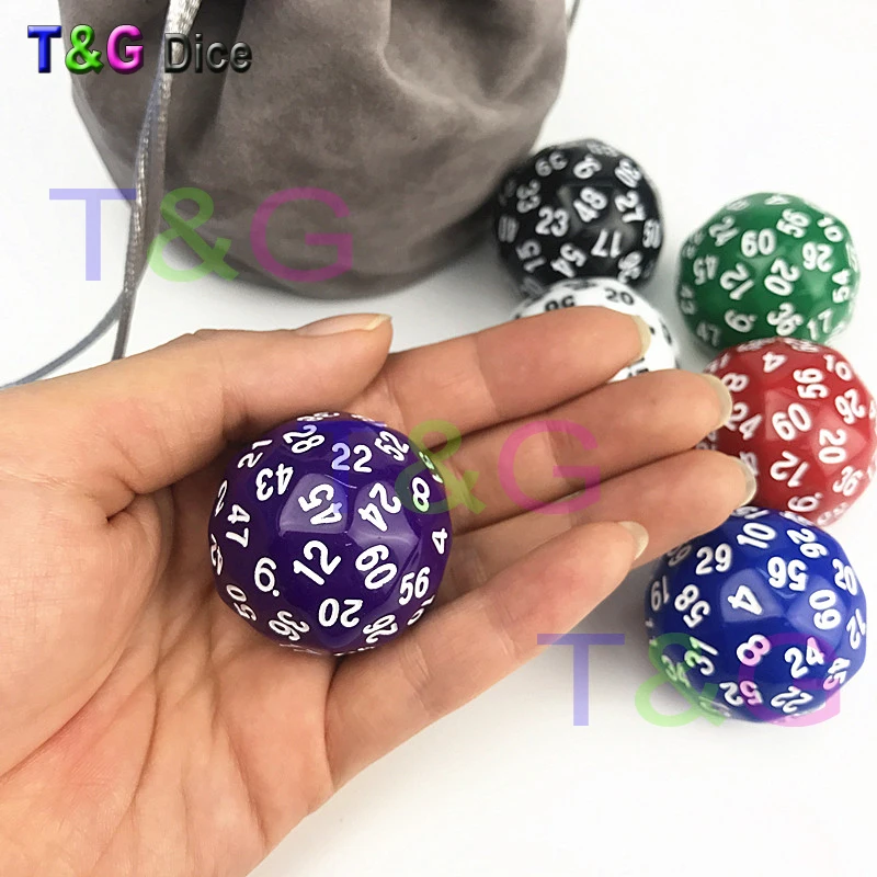 1 шт. T &amp G Высокое качество 60 сторонняя настольная игра в кости D60 подземелье и