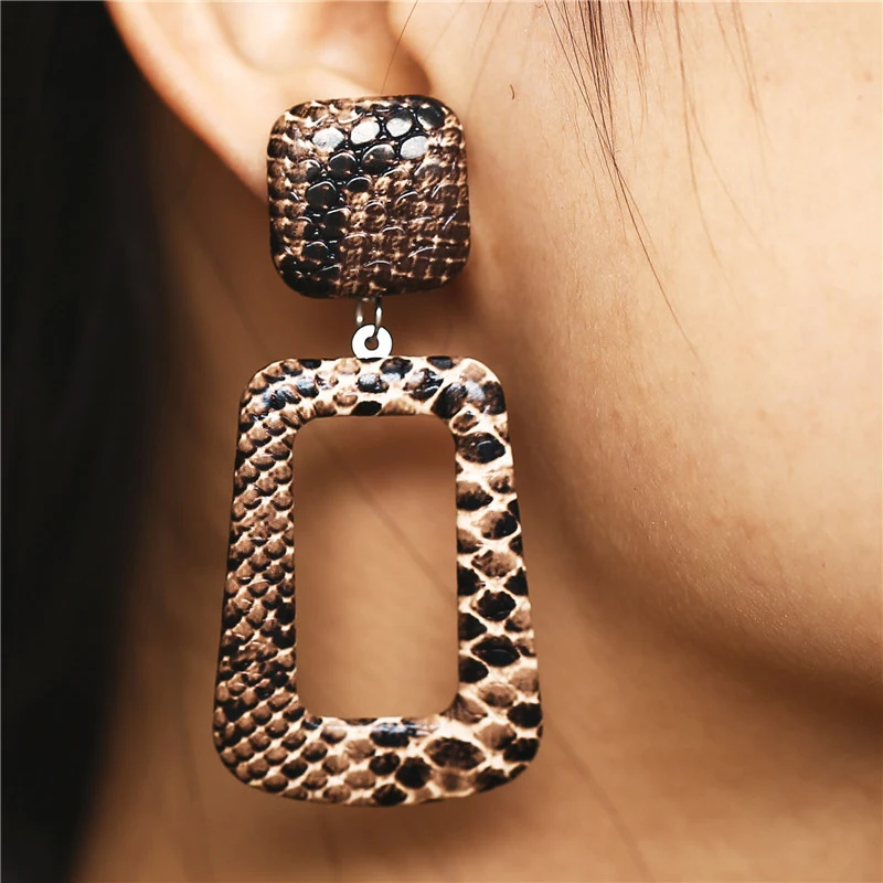 Ай Винтажные ботинки в стиле панк на большой круг кожаный квадратной формы