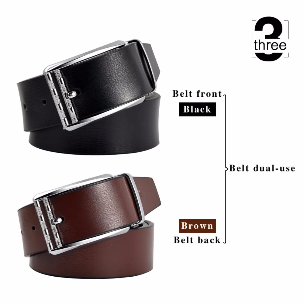 Лидирующий бренд мужской ремень из натуральной воловьей кожи автоматическая