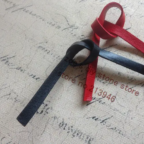 

Плоские аксессуары из 100% натуральной кожи, 10 мм, 5 м