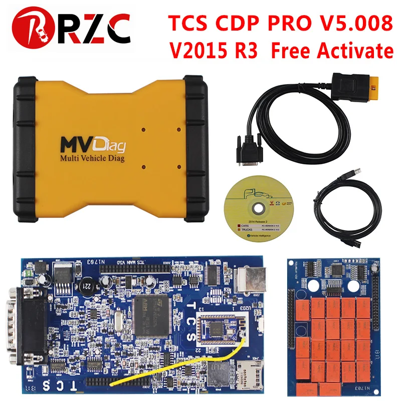 MVD V5.008 TCS CDP диагностический инструмент MVDIAG Bluetooth V2015.3 с keygen высокое качество MV DIAG