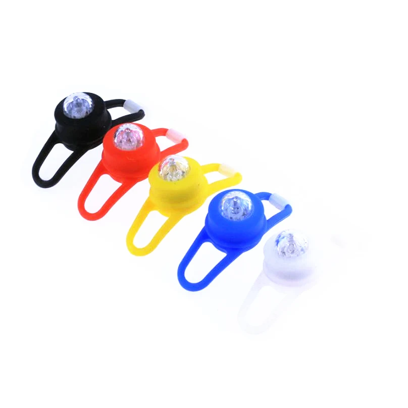 1pcs Mini Waterproof Silicone mountain Bike Light Cycling Beetle Warning lights Front Rear Tail Lamp Bicycle light BL8212 | Спорт и