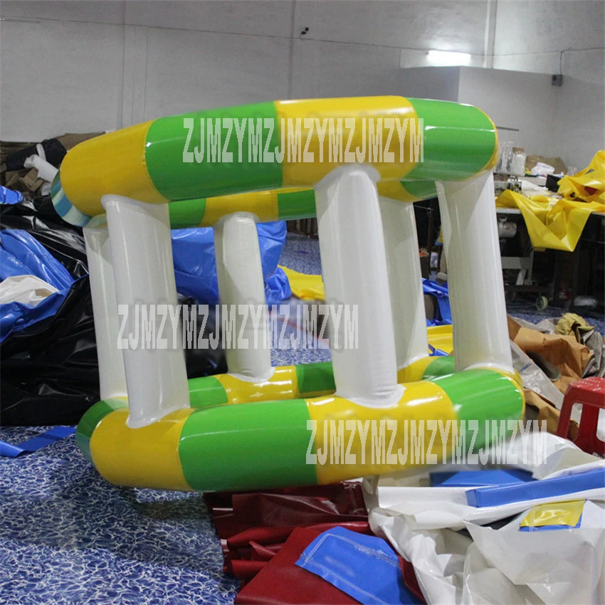 1 шт. аквапарк игры Прокат коммерческих надувные водные колеса водный надувной