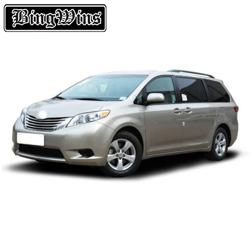 BINGWINS Стайлинг автомобиля для Toyota Sienna пластиковая стальная защита двигателя 2011 2015