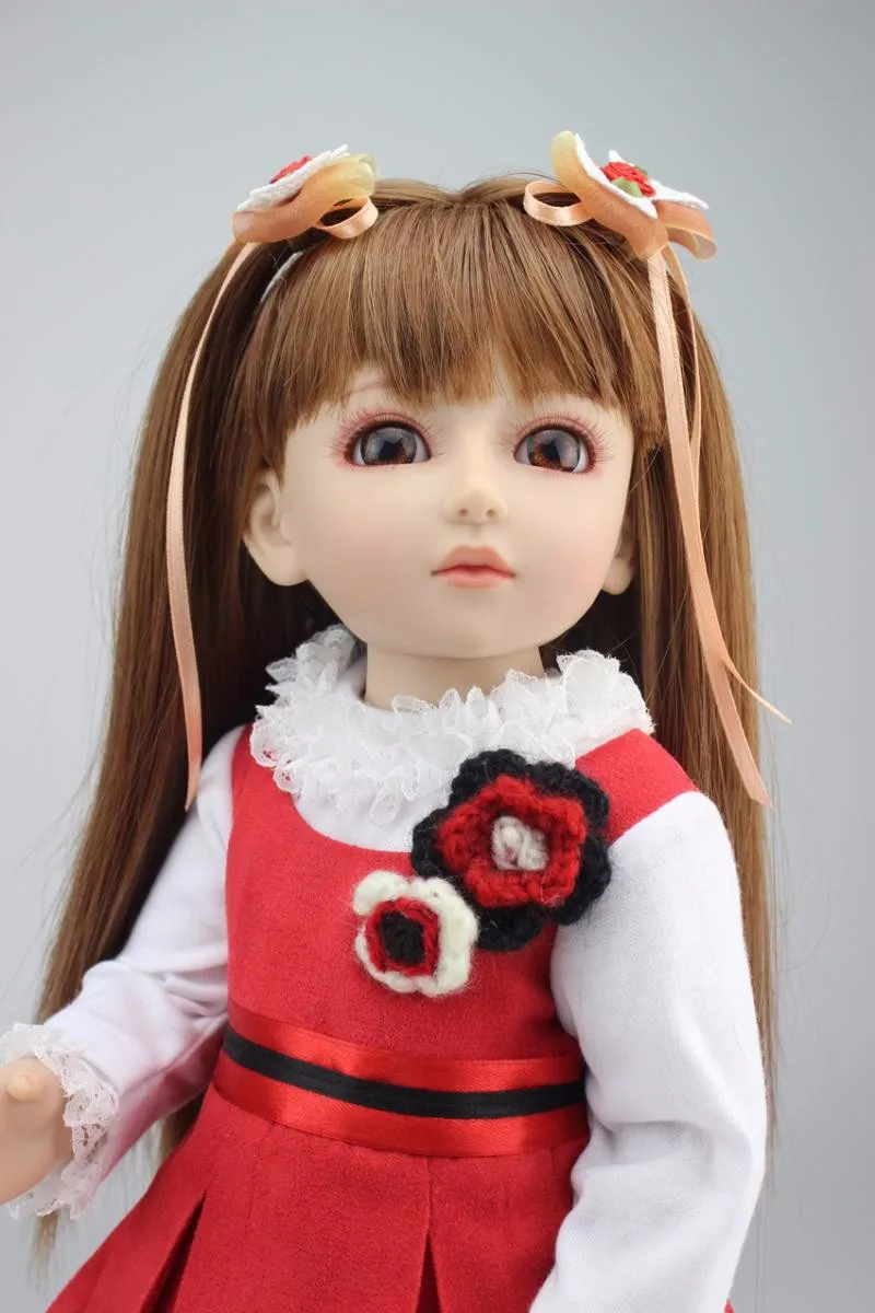 1/4 45 см шарнирное тело SD/BJD Кукла Принцесса малыш макияж Ангел bebe живая