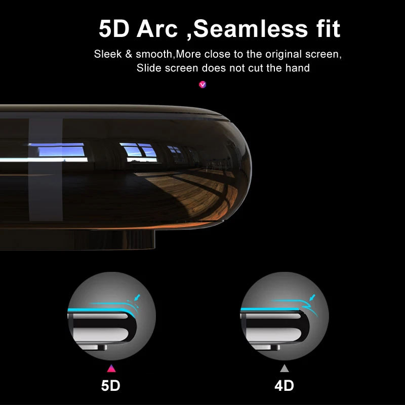 Intereen 5D Полный закаленное Стекло для iPhone X 10 Экран протектор Apple крышка защитная