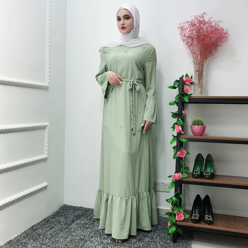 Abaya кафтан турецкий халат Дубай мусульманский хиджаб платье марокканский