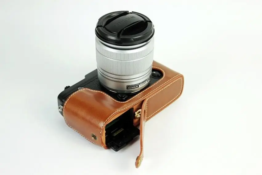 Новинка модель высокого качества коричневый Камера Сумка Кожа PU для Fuji X-E2 X-E1 xe2 XE1
