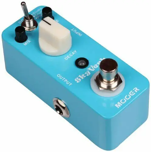 MOOER MRV2 Skyverb Reverb Effect Guitar Pedal using a 32 bit fixed point DSP chip With Gold Pedal Connector enlarge