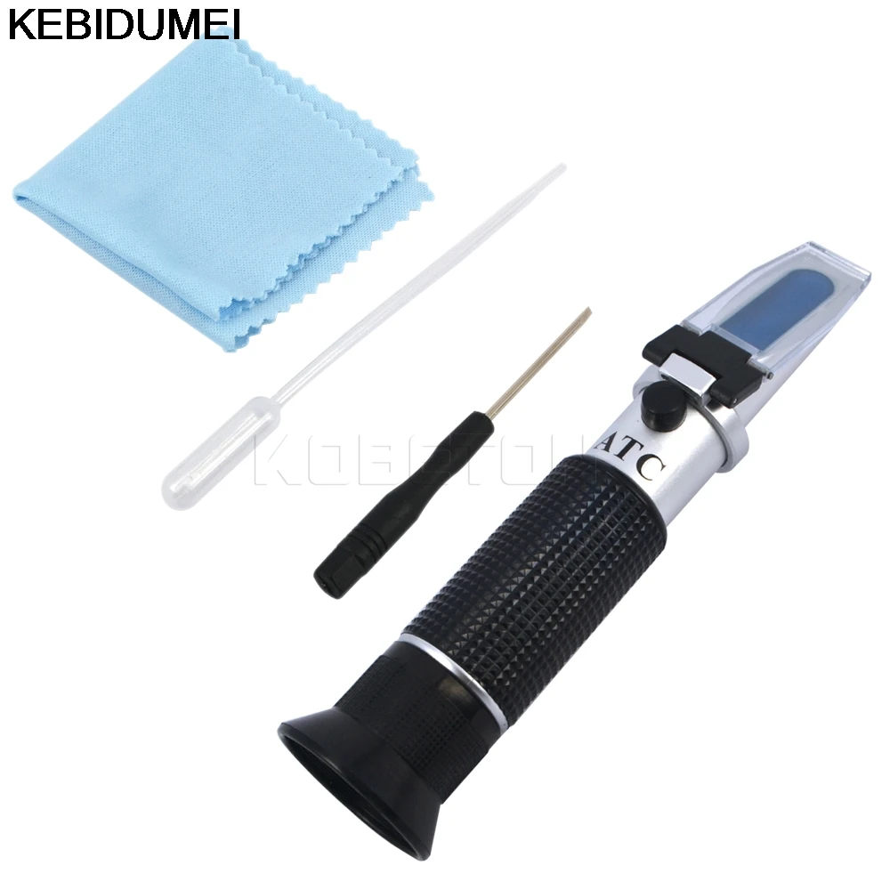 Brix Refractometer 0~32% RHB-32ATC Optical Sugar Food Beverages ATC Content RZ113 Meter Tool Test Handheld | Инструменты