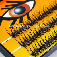 1 box tapered individual false eyelashes extension fake eye lashes beauty makeup tool 8mm 10mm 12mm zy6b