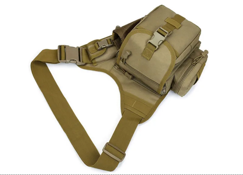 Мужские походные сумки, тактические, на плечо, нагрудная сумка, с системой Molle, военная, через плечо, спортивная сумка, слинг, водонепроницаемый, Sac De Sport XA141WA