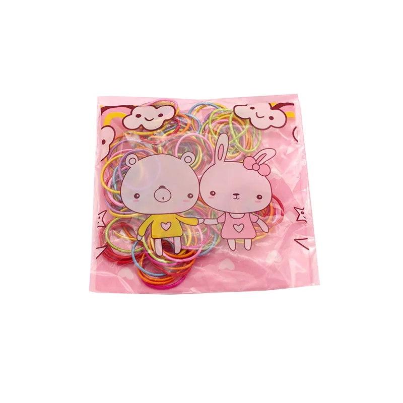 Разноцветные детские резиновые ленты 100 шт. разноцветные Эластичные аксессуары