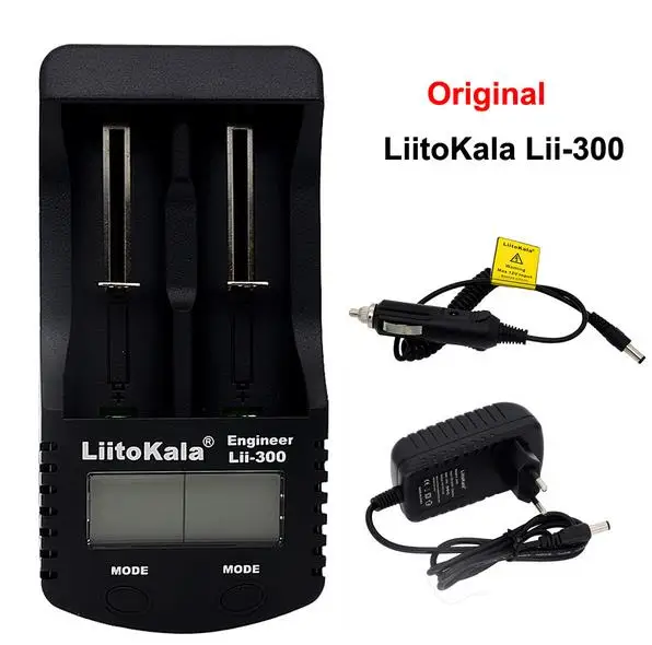 Lii-300 LCD 3 7 V/1 2 V AA / AAA 18650/26650/16340/14500/10440 18500 автомобильное зарядное устройство с