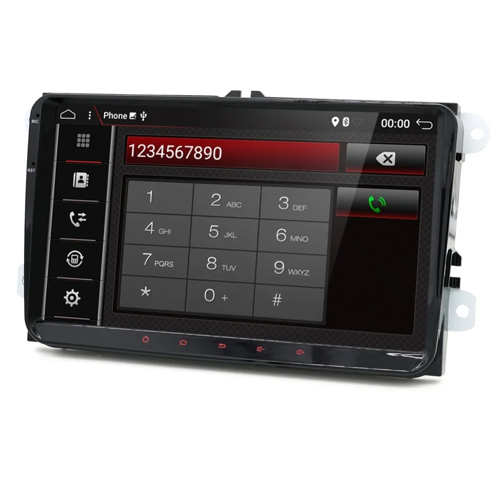 Bosion 2G RAM ANDROID 7 1 автомобильный Авторадио GPS Радио аудио плеер четырехъядерный для VW