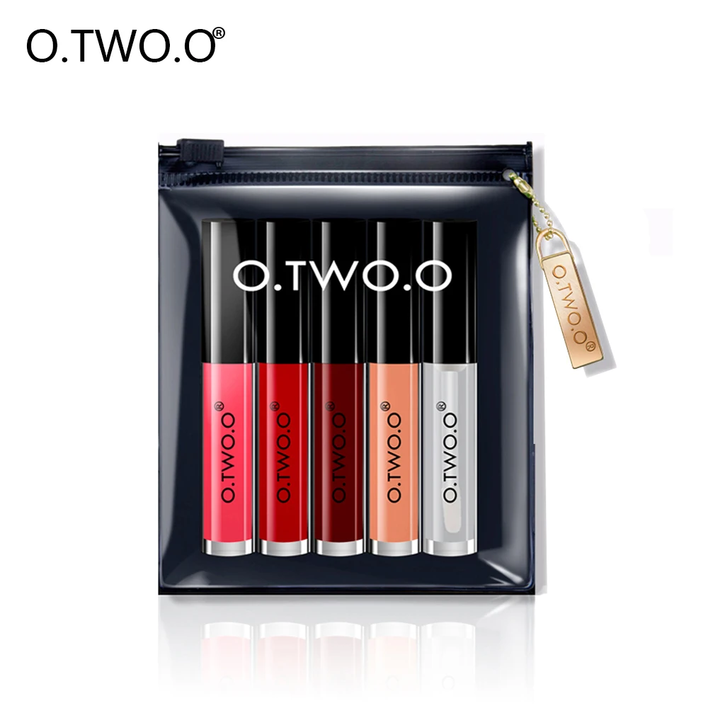 Buy O.TWO.O Lipgloss matte Long lasting Silky temptation Waterproof Lipstick Moisturize Matte Liquid Lip kit on