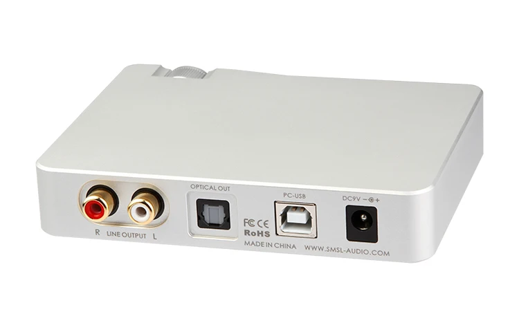 SMSL V2 HD USB аудио декодер усилитель для наушников ES9023 декодирующий чип PCM 32bit/384 кГц