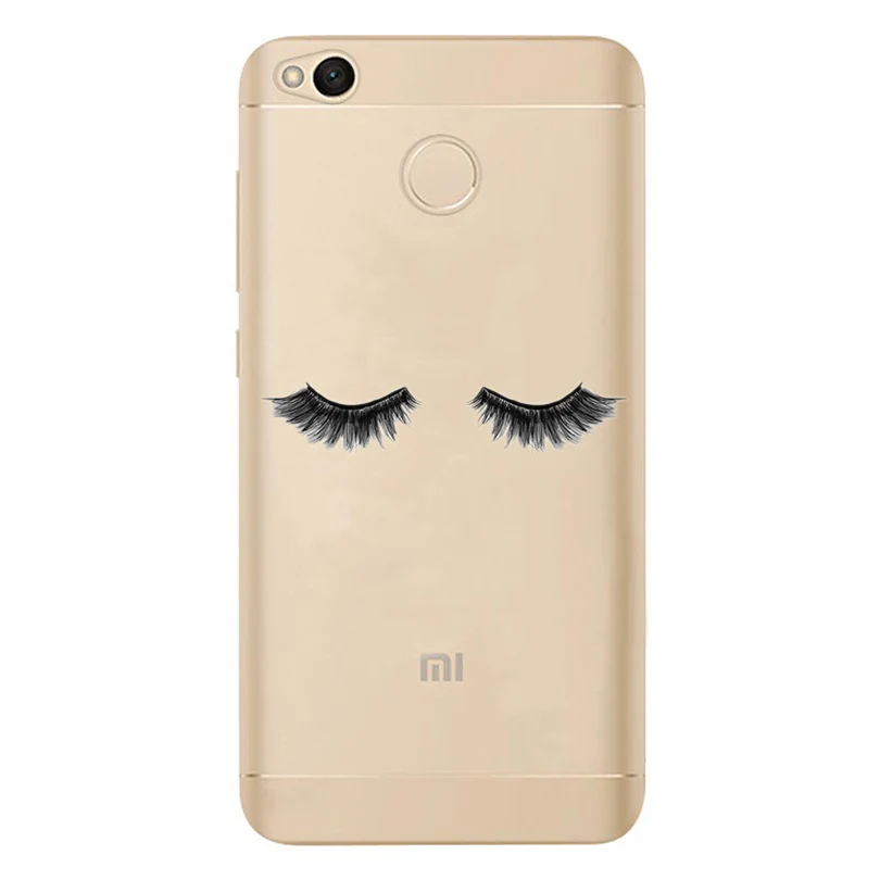 Для Xiaomi Redmi 4X Note 4 4A 3 милый ТПУ цветной мягкий красный чехол с рисунком губ Fundas для