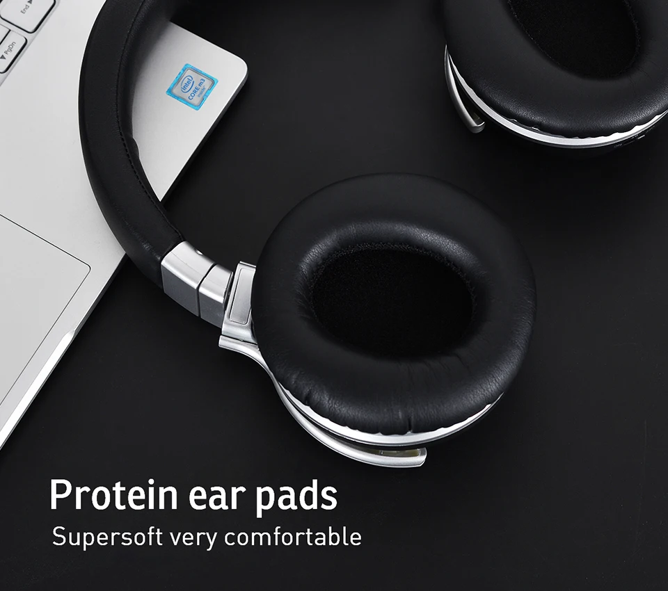 Беспроводные bluetooth-наушники MEIDONG E7PRO с функцией активного шумоподавления с супер HiFi глубоким басом, 30 часов воспроизведения