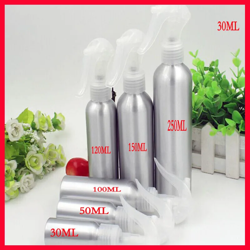 30ml Aluminium metal bottle w mouse shape sprayer pump mist sprayer bottle makeup Refillable Bottles CONTAINER FOR COSMETIC