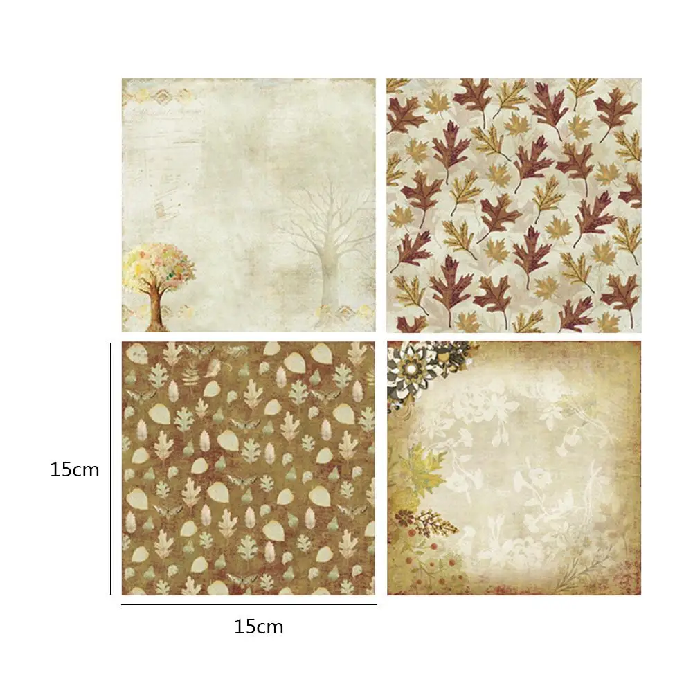 24 художественная бумага для фона осенний сад скрапбук оригами Сделай Сам альбом