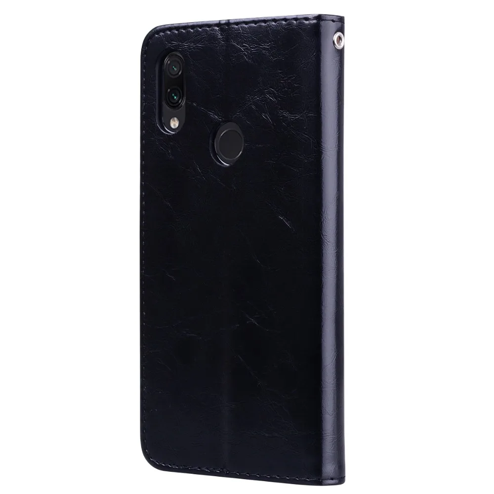 Для Xiaomi Redmi Note 7 Go Red mi чехол для телефона флип-кошелек кожаный Note7 задняя крышка