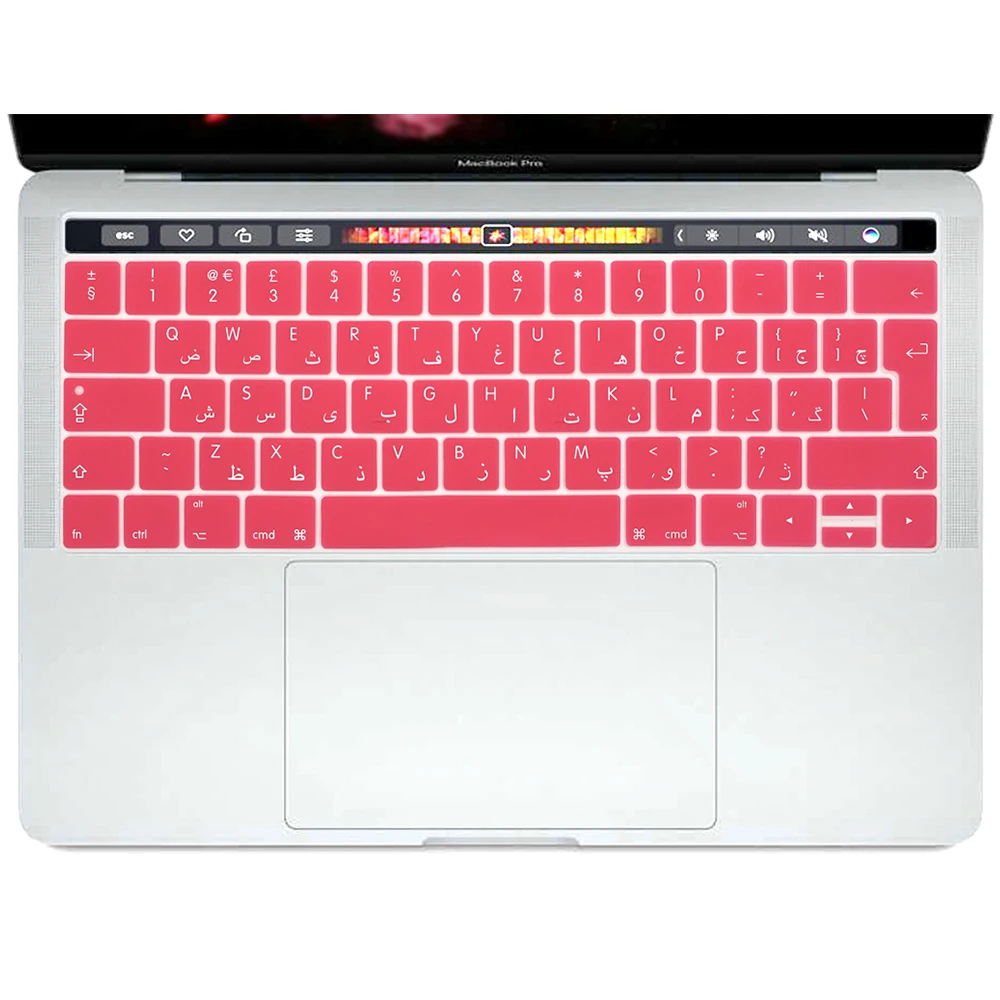 Арабская силиконовая клавиатура Защитная пленка для Mac Pro 13 &quotA1706 15&quot A1707 A1989 A90 A2159