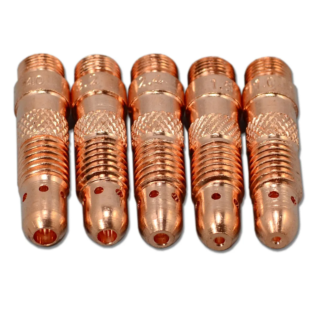 

TIG KIT Collet Body 10N30 10N31 10N32 10N28 406488 Accessory Fit TIG Welding Torch PTA DB SR WP 17 18 26 Series,5PK