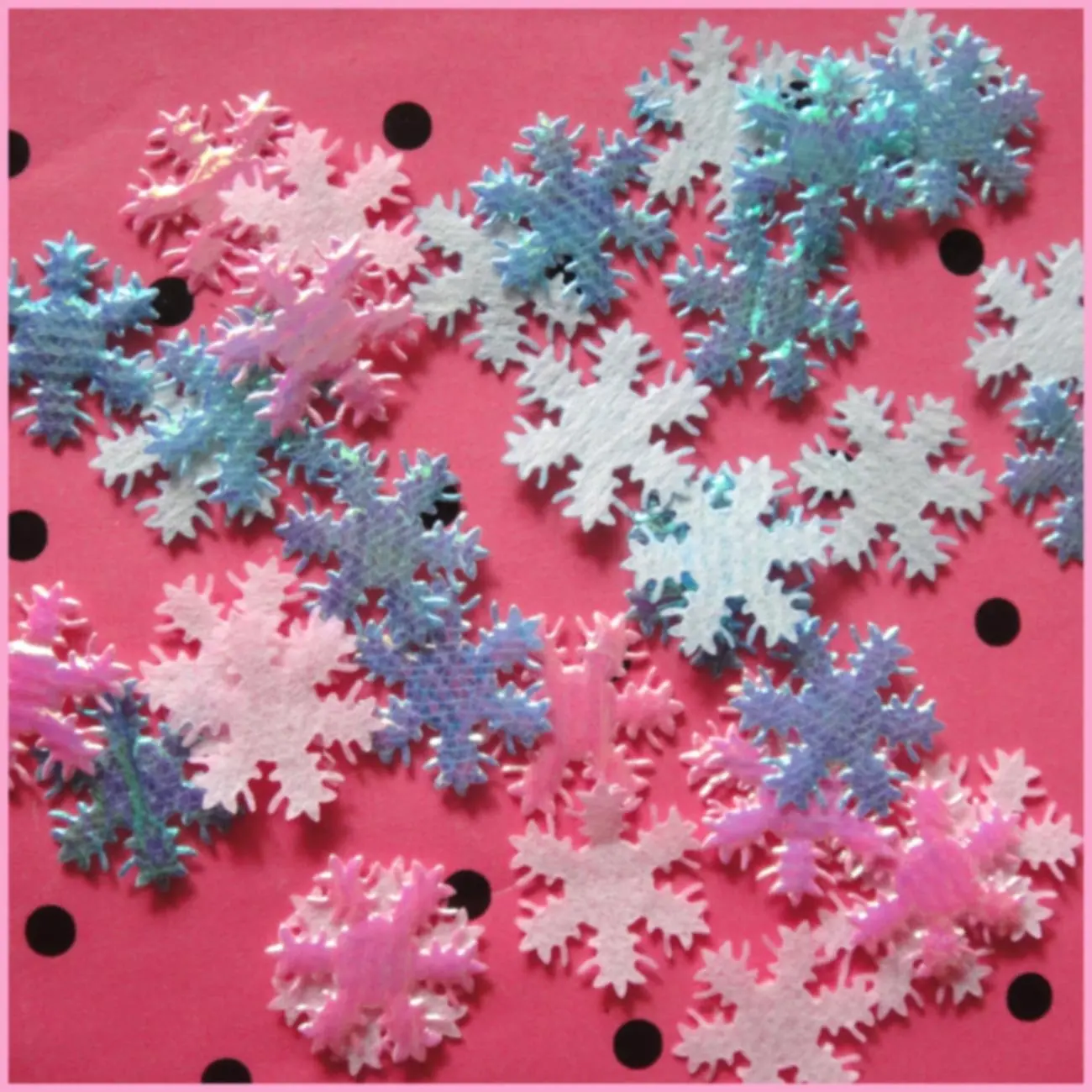 120 шт./лот снежинка аппликации Свадьба/Рождественское украшение/ремесло DIY | Дом и