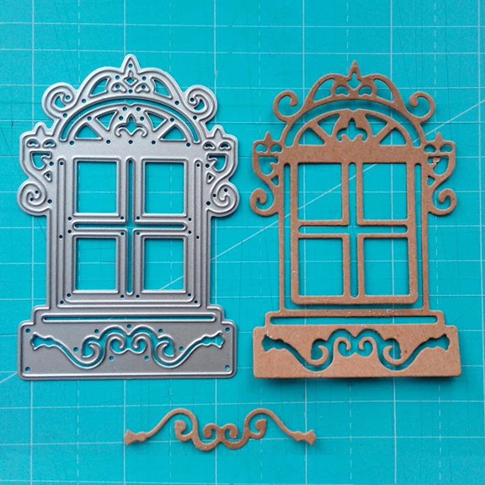 SEASENXI 1 шт. DIY Винтаж окна двери металла умереть Шаблоны Скрапбукинг порезы