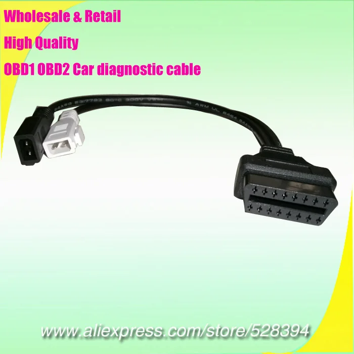 15% скидка 2*2 контакта на 16 контактов OBD 2 Автомобильный подходящий OBDII кабель для VW