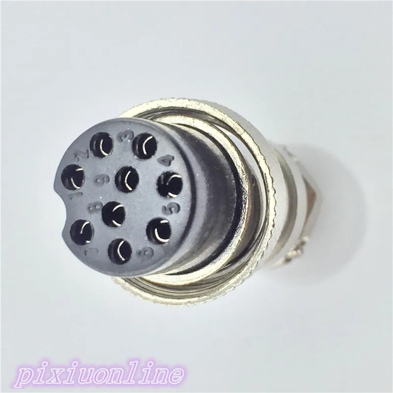 9 контактный Гнездовой Разъем GX16 диаметр 16 мм 1 шт.|plug connector|l connectorplug 16mm |