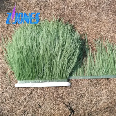 glass green 10 ярдов/партия 10-15 см черный натуральный Плюмаж из страусиного пера бахрома отделка ленты для юбки/платья/костюм украшения DIY - Цвет: glass green