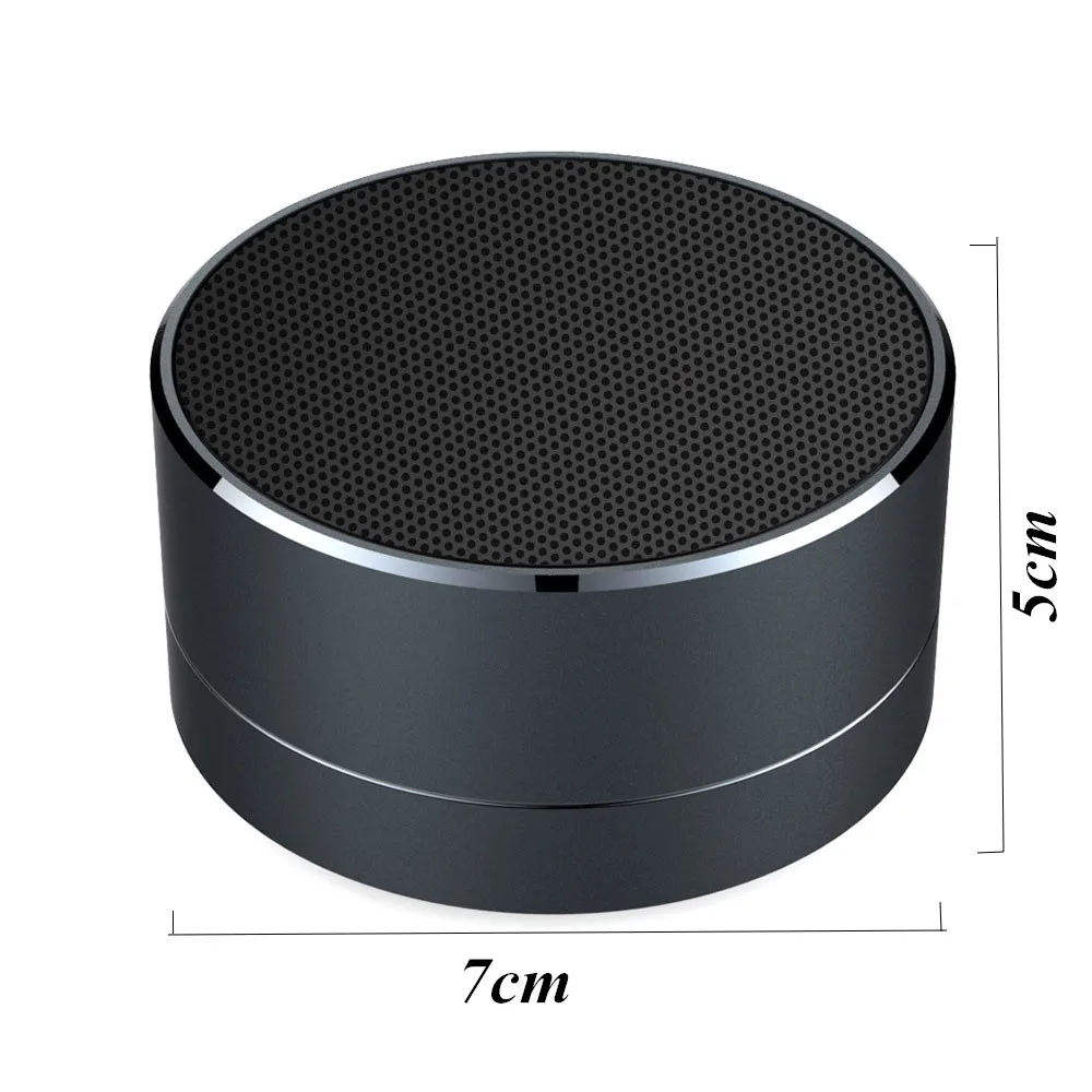 A10 Металлический Мини Портативный беспроводной Bluetooth динамик 3 Вт Suwoofer громкий с