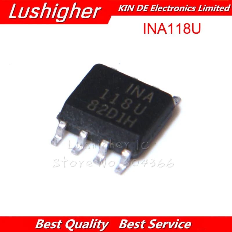 10 шт. INA118UB SOP-8 INA 118UB SMD INA118 | Электронные компоненты и принадлежности