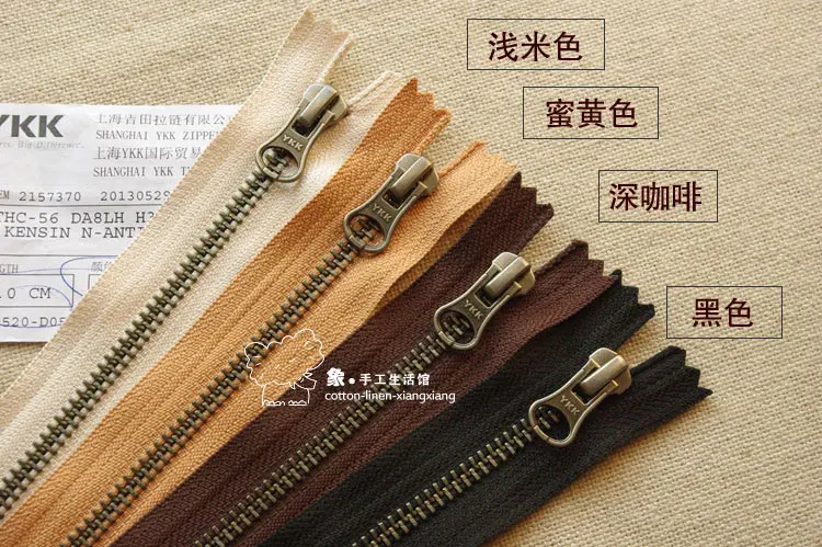 DIY кожаная сумка для обуви карман 20~ 35 см YKK 5 Высококачественная старинная Серебряная металлическая застежка-молния аксессуары 10/Сумка