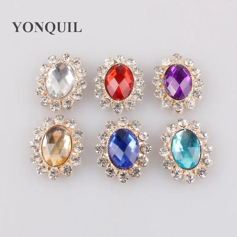 

New 6 Colors Fashion Women Vintage Brooch Pins Glass Jewelry For Wedding Luxurious Pins And Brooches For Women Jewelry Headwear